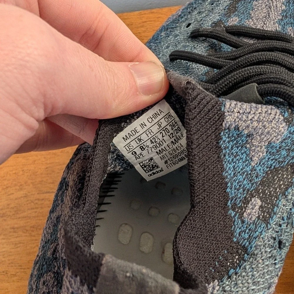 Adidas‎ Yeezy Boost 380 Covellite Blue Navy GZ0454 Mens 9 Sneaker No Insoles